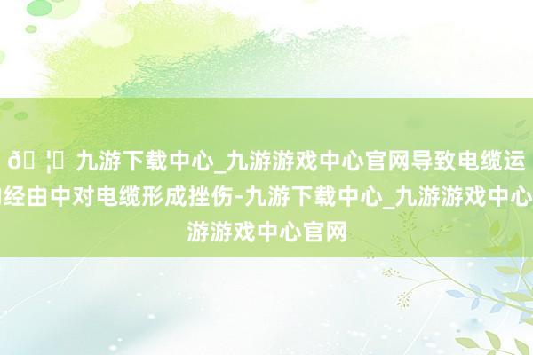 🦄九游下载中心_九游游戏中心官网导致电缆运输的经由中对电缆形成挫伤-九游下载中心_九游游戏中心官网